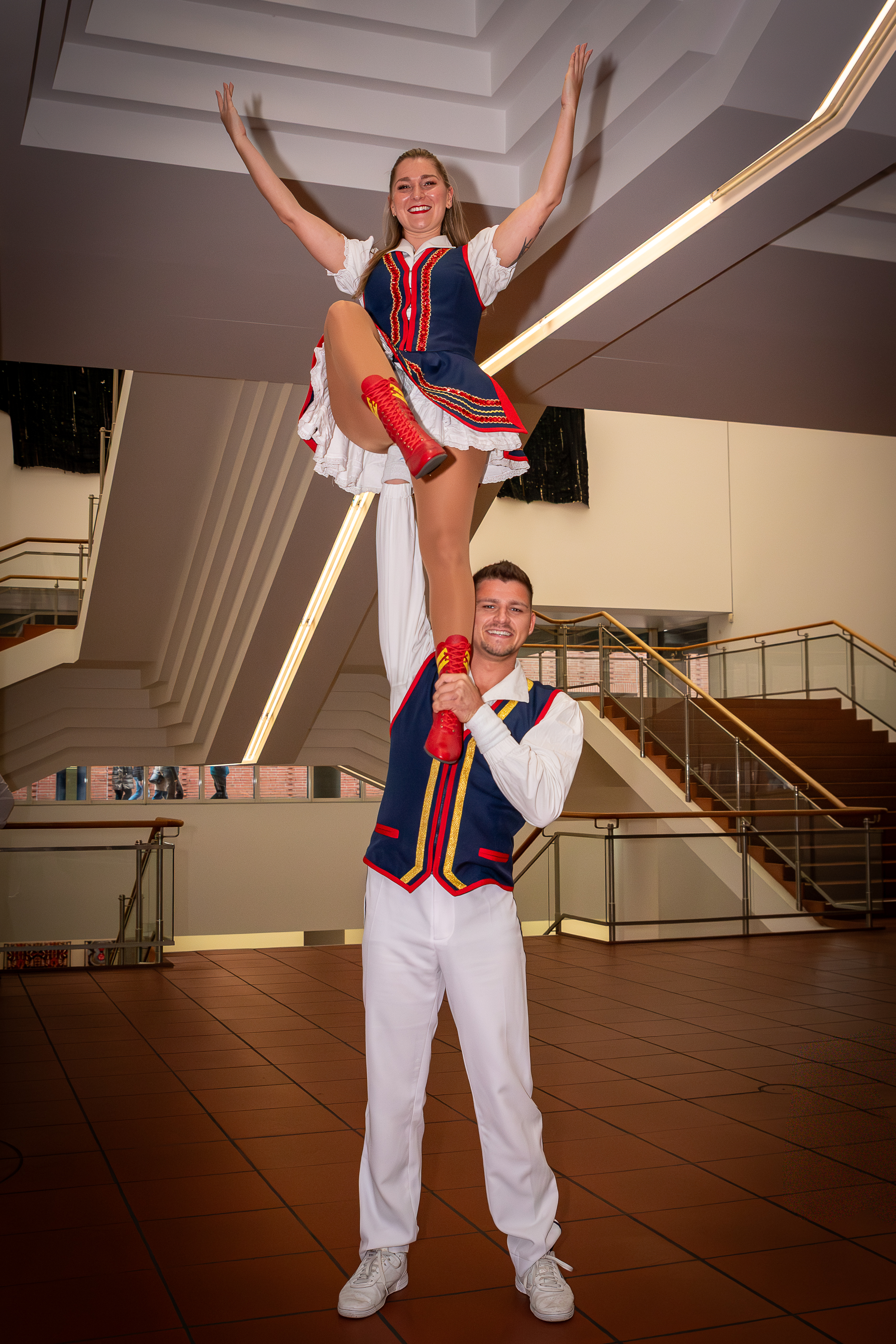 Justin Hahn und Nina Schenkel